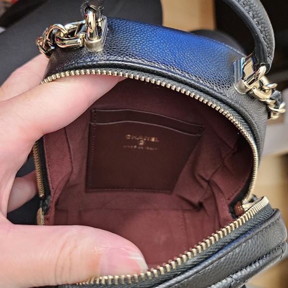 Brand new 24C authentic Chanel mini backpack in caviar leather - Picture 15 of 17